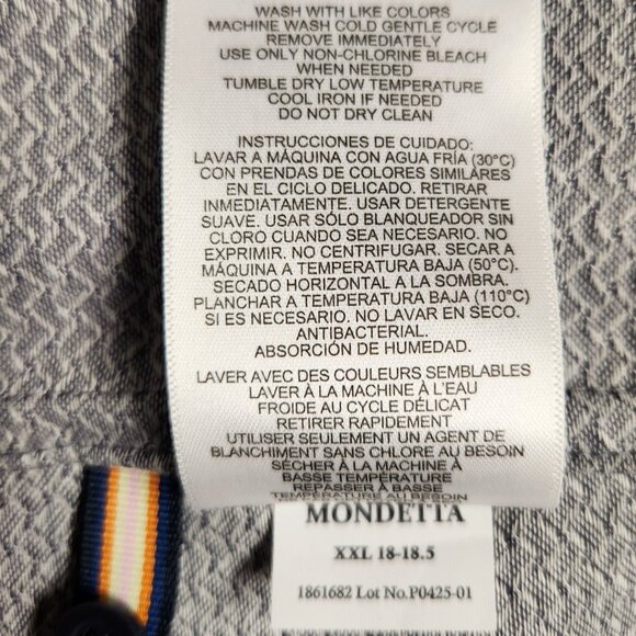 Modern Ambition Men's XXL 18 Delightfully Technical Long Sleeve Gray Black - Picture 7 of 7